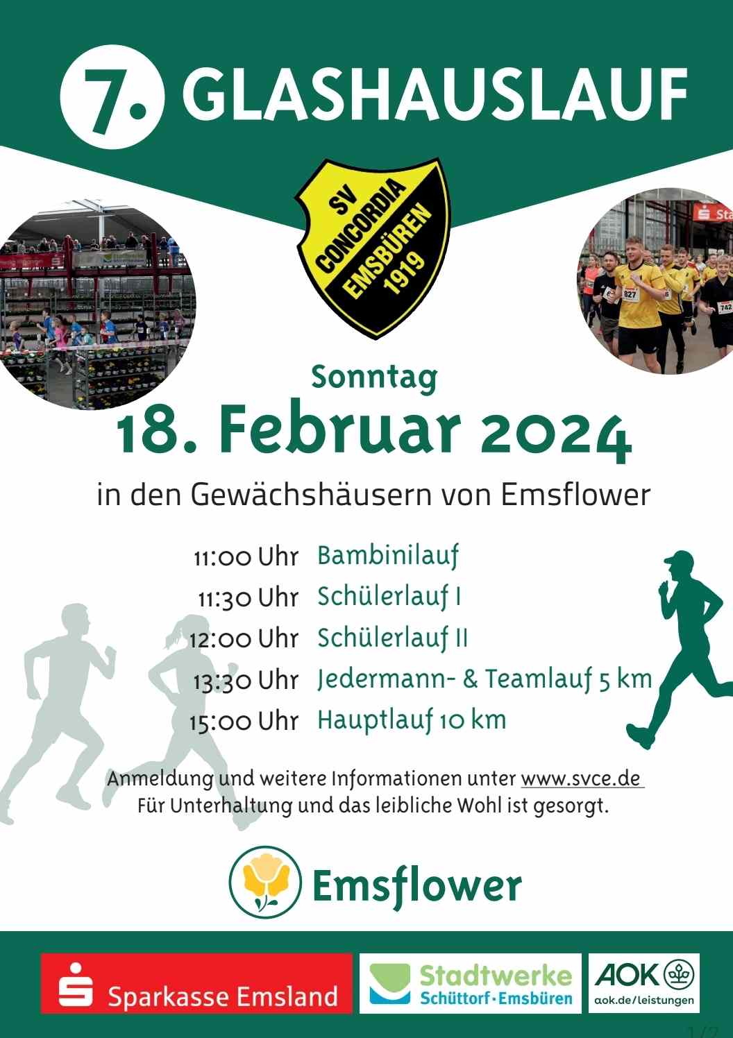 Flyer Glashauslauf 2024